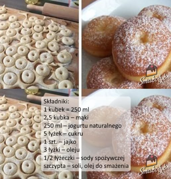 „Jogurtowe pączki bez drożdży – ekspresowy przysmak z chrupiącą skórką”