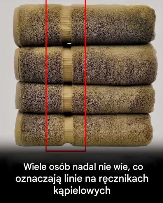 Co oznaczają linie na ręcznikach kąpielowych? Odkrywamy tajemnicę codziennego przedmiotu