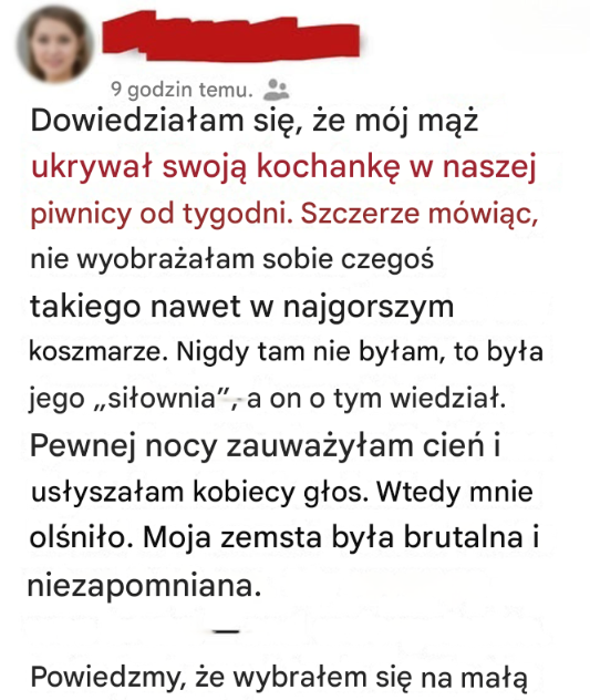 Ukrył swoją kochankę w naszej piwnicy — więc ujawniłem wszystko na przyjęciu z okazji narodzin dziecka